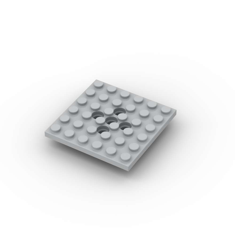 

Non-Toxic Moc 1Pcs 73110 Modified 6X6 Plate Building Blocks Kit With 5 Pin Holes Board Part Brick Diy Idea Particle Children Birthday Gift