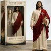 Statua di Gesù Cristo a Braccia Aperte Figura in Scala 1/6 Statuetta di Gesù Cristo Dipinta a Mano per Decorazione d'Interni Regalo per la Casa