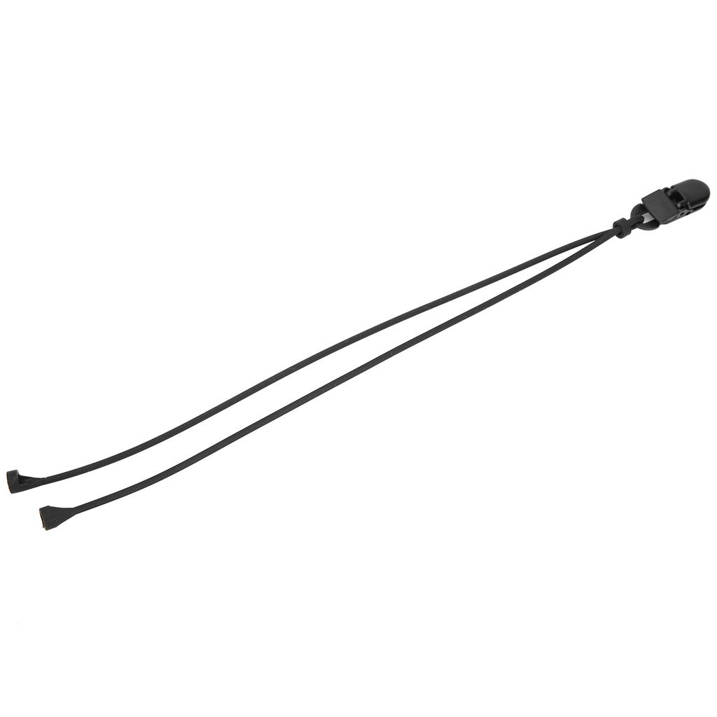 Silikon Anti-Verlust Lanyard Hörgerätehalter Riemen Schutzseil für ältere Menschen(Schwarz )