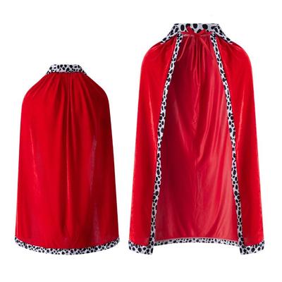 Realistic Halloween King Cape Cloak Prince Crown  Performance Property