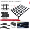 Truck Bed Cargo Barrier Net With S Hooks For Secure Transport In Pickups And SUVs