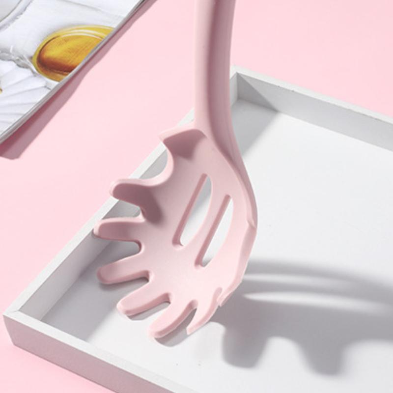 7 PCS Silicone Kitchen Utensils Set Non-Stick Cookware Spatula Cream Butter Erasing Knife Oil Brush Egg Beater Food Clip Kitchenware