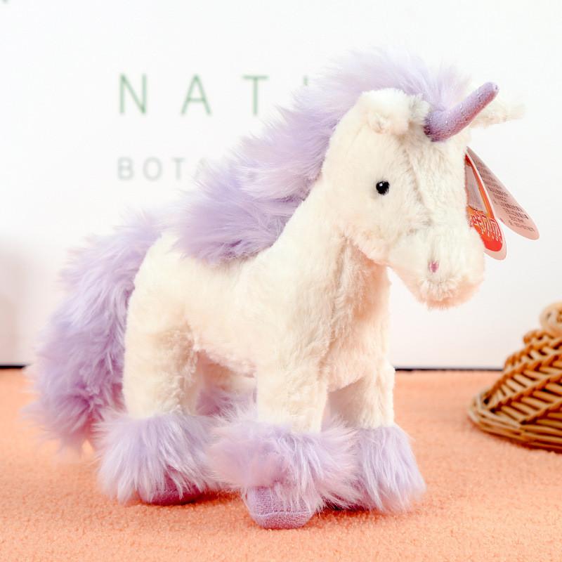 Unicorn Plush Toy With Pp Cotton Filling For Girls Kids Bedroom Decor