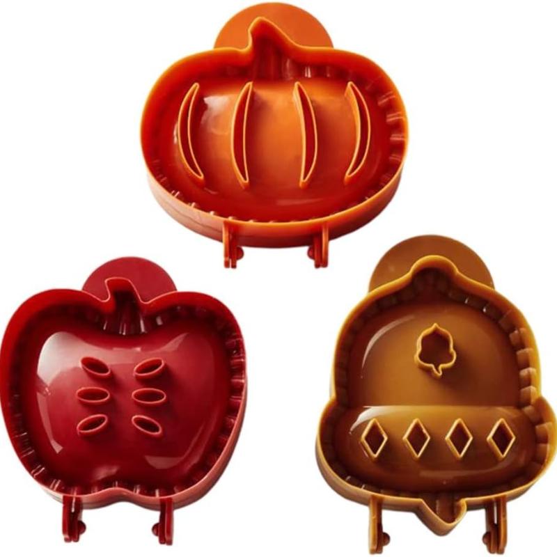 

Формочки для ручных пирогов Яблоко, Желудь и Тыква, Набор из 3 формочек для ручных пирогов, Мини-форма для пирога Инструмент для прессования теста, Идеальные кухонные инструменты и аксессуары для ручных пирогов 1SET