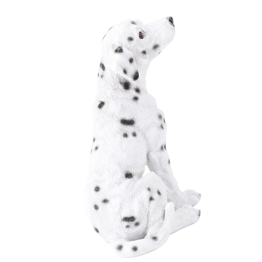 Psí soška Pryskyřice Roztomilý vzhled Vodotěsná Odolná proti vyblednutí Realistický vzhled Štěně Stolní ozdoba