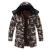 Camouflage Velvet-Padded Winter Work Jacket: Warm, Thick, Mid-Length, Cold-Resistant