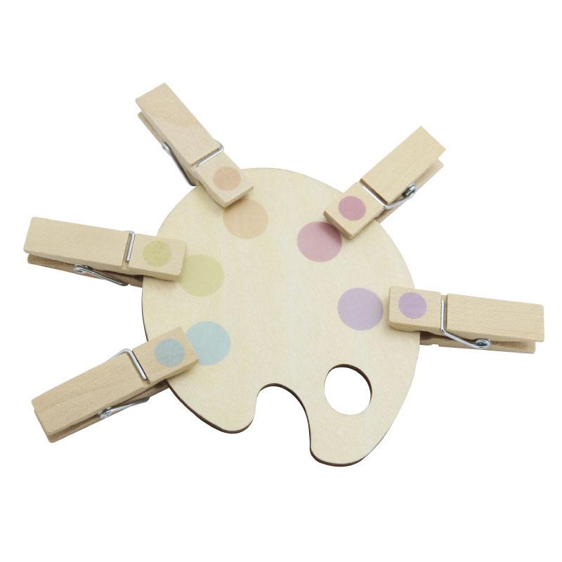 

Mini Montessori Visual Sensory Playthings Wooden Clip Colour Matching Puzzle Fine Motor Training Educational Teaching Children Instructive Toy