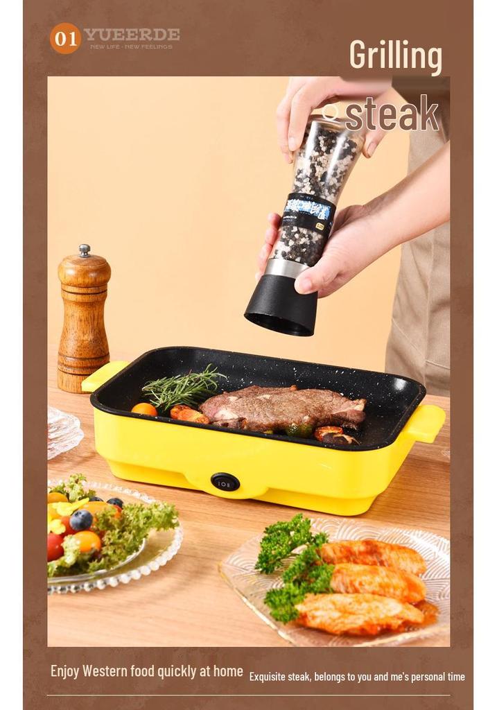 Multifunctional Mini Electric Griddle and Grill for BBQ and More - Ideal Gift