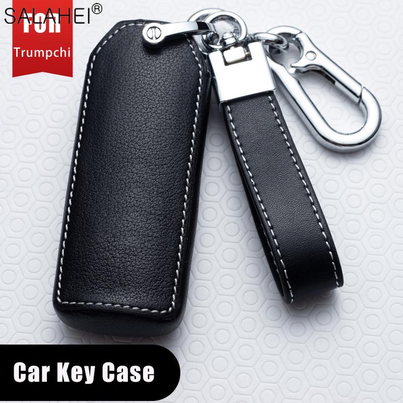 Genuine Leather Auto Key Fob Cover Case Key Fob Housing Protector Covers Fit For Gac Trumpchi Gs3 Gs4 Gs5 Gs7 Gs8 Gm8 Ga4 Gs5 Ga6 Gm6