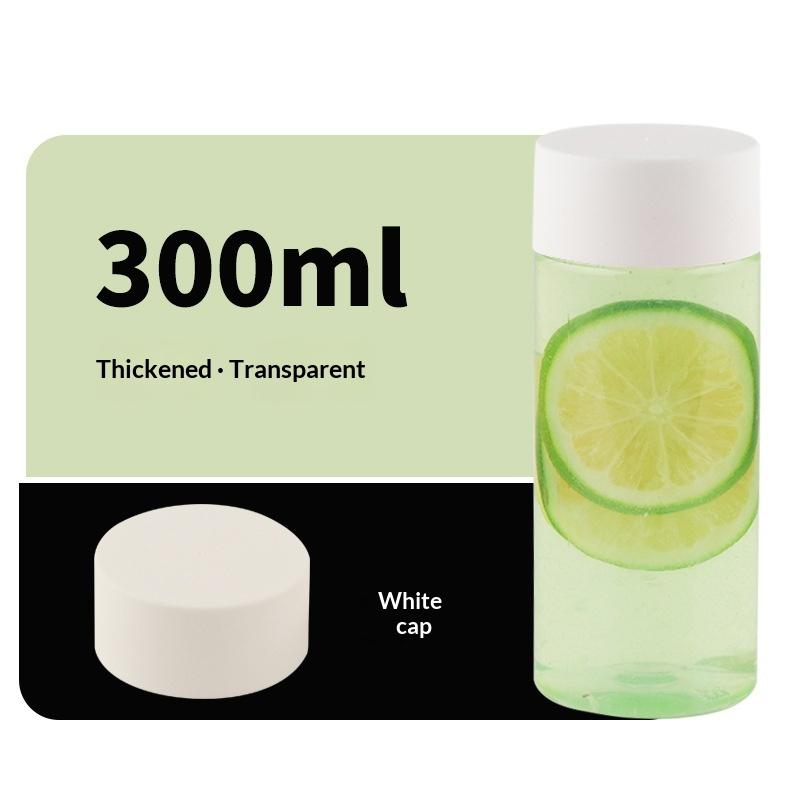 400/500/600Ml Round Disposable Juice Beverage Bottle Milk Tea Yogurt Transparent Plastic Bottles A2