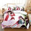 Saekano How To Raise a Boring Girlfriend Bedding Set Printed Duvet Cover Sheet Pillowcase Soft Quilt Cover Full Queen King Size
