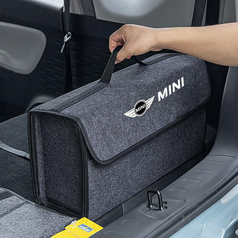 Caja de Almacenamiento de Tela de Fieltro para Coche Bolsa Grande de Clasificación de Herramientas Para MINI One Cooper JCW Countryman Clubman Cabrio Paceman Coupe WORKS