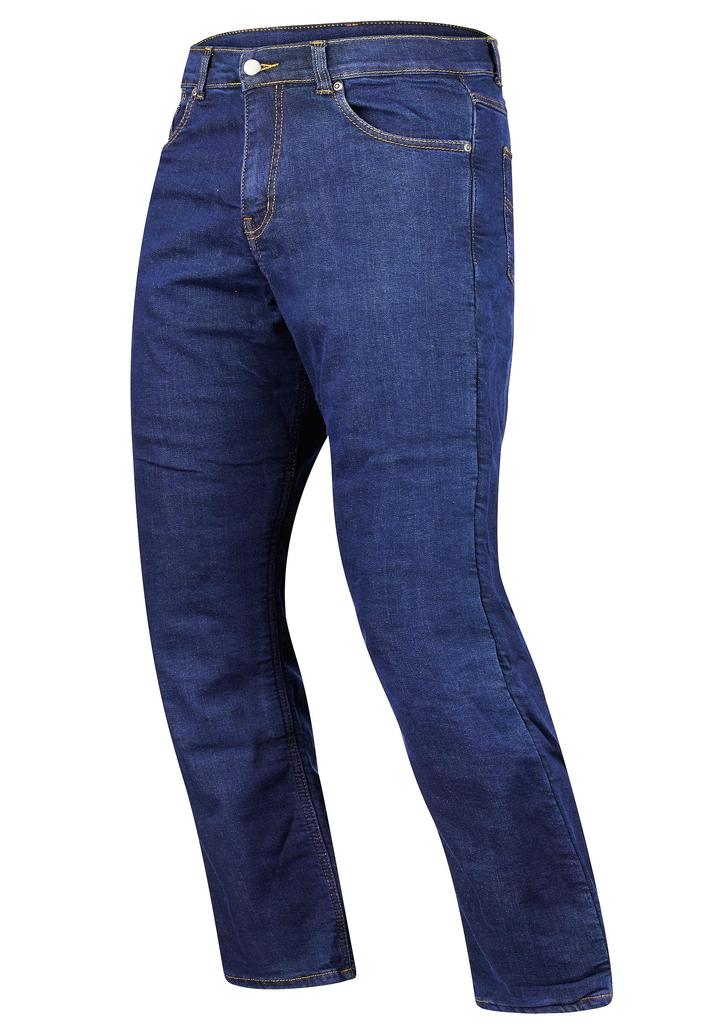 DENIM JEANS WITH KEVLAR FABRIC REINFORCEMENTS AND REMOVABLE PROTECTIONS - View #8
