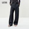 LESS Spring 2025 Casual Commuter Straight-Leg Trousers