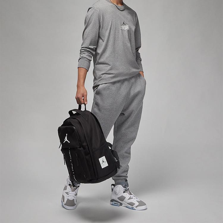 New Jordan Polyester Backpack Regular Unisex Black FJ6807-010