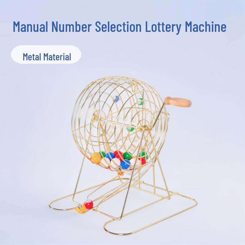 Mini Manuelle Bingo-Lotteriemaschine für Kinder oder Veranstaltungen
