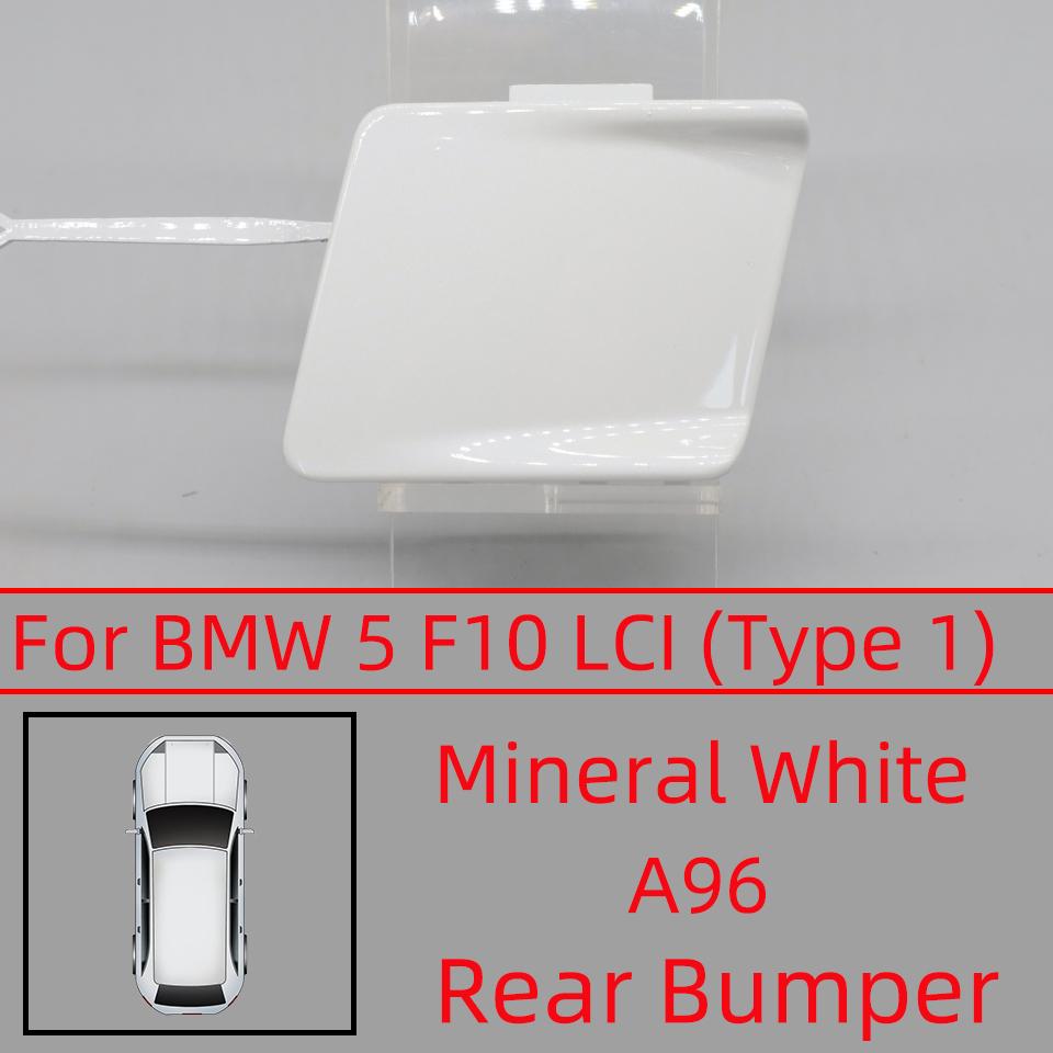 Auto Rear Bumper Tow Hook Eye Cover Lid For BMW 5 F10 Basic Line Modern / Luxury Line 525 528 530 535 LCI 2013-2017 Hauling Cap