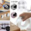 1 Roll 1m Transparent Nano Tape Washable Reusable Double-sided Adhesive 30mm W