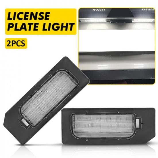 2pcs LED Plate License Light Full White Kit For 11-20 Mitsubishi Outlander Sport