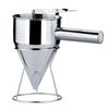 Stainless Steel Takoyaki Batter Funnel with Stand 600ml 1200ml Removable Dispenser for Cupcakes Pancakes Baking Tools