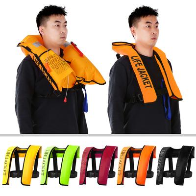 Giubbotto di salvataggio gonfiabile automatico per adulti Giubbotto di salvataggio per adulti Tuta galleggiante di sicurezza per sport acquatici Kayak