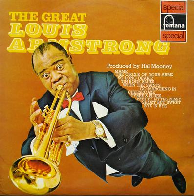 LP Record LOUIS ARMSTRONG - The Great Louis Armstrong 6430005 Fontana UK Jazz Used