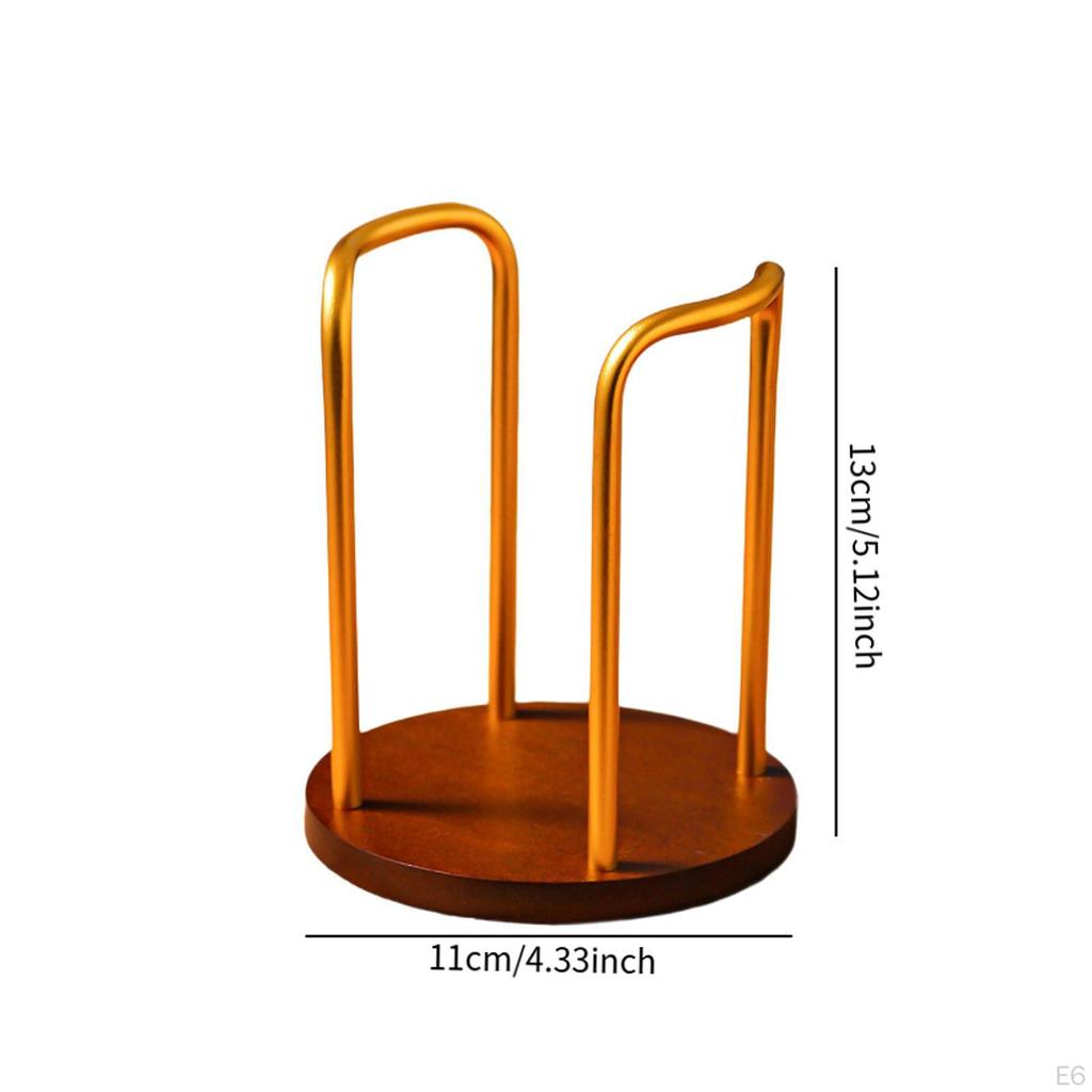 Cup Holder Storage Organizer Decorative Rack Paper Dispenser Stand for Hotel