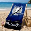 Bay Lightning Hockey Beach Towel, Super Soft Microfiber, Perfect Gift for Her/Him, Birthday, for Pool, Beach, Travel, Decor Beach Party