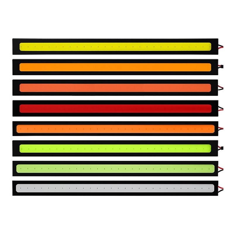 1ks Vodotěsný DC 12V 17cm Modrá Super Jasná LED Světla COB do auta DRL Světla pro jízdu do mlhy Auto COB LED Světla