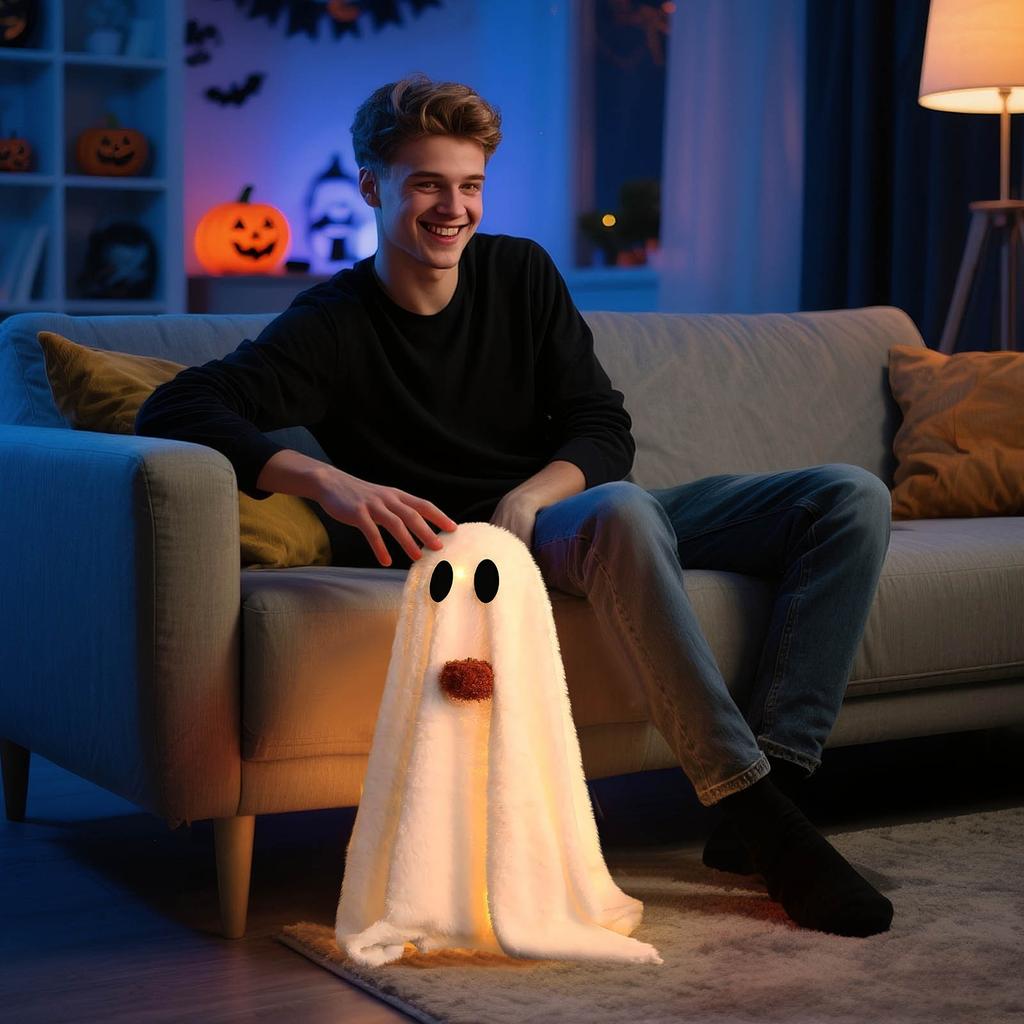 Halloween Decorations  Glowing Halloween Decorations Indoor Cute Tabletop Decorations For Party Home Kitchen And Fireplace