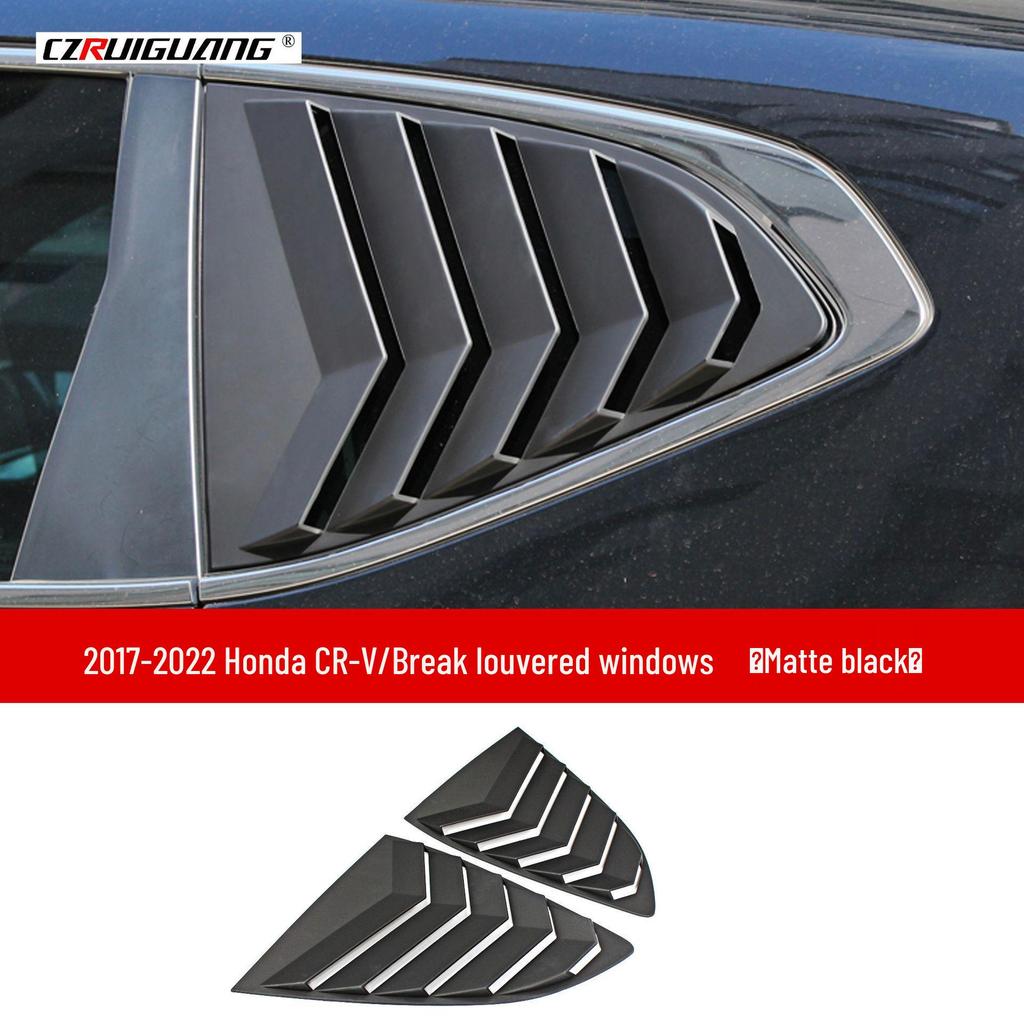 Compatible with 2021-2022 Honda CR-V: Modified Front Splitter, Roof Spoiler, Front Lip, Rear Spoiler, Louvered Grille, Body Kit.