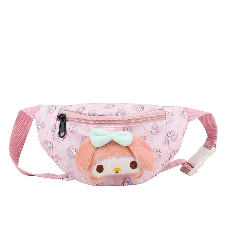 Sac Ceinture Enfant Dessin Animé Kuromi En Matière Polyester Pour Usage Quotidien