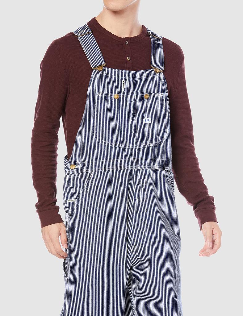 Lee Overalls Denim Overalls LM7264 Unisex Hickory XS [Official]