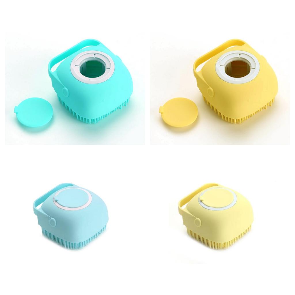 Pet Massage Brush Bathroom Puppy Big Dog Cat Bath Massage Gloves Brush Soft Silicone Pet Accessories for Dogs Cats Grooming Tool