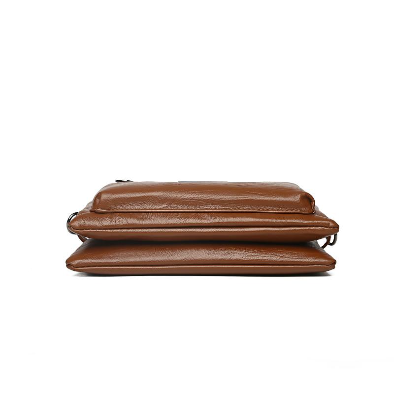 Middle-aged Mother Bag Female PU Messenger Bag Multi-layer Shoulder Bag