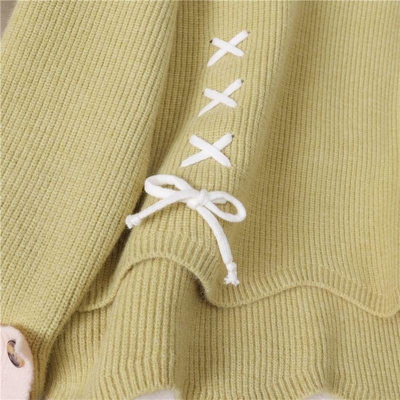 Dame Mode Afslappet Efterår Vinter Ensfarvet Print Langærmet Rund Hals Sweater