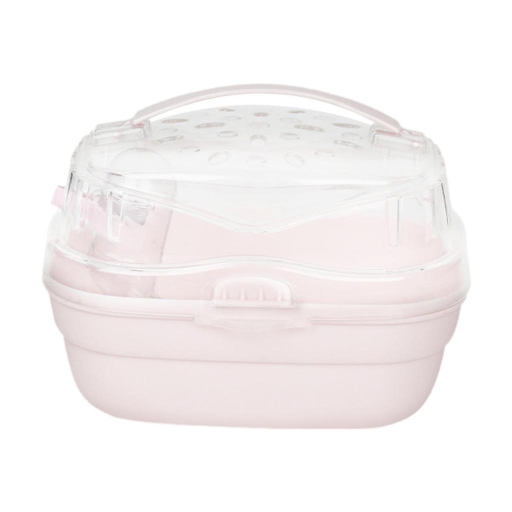 Hamsters Travel Carry Cage Carrying ° Transparent Window Versatile for Hedgehog