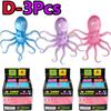 Popular  Jellyfish Octopus Soft Squeeze Fidget Toys Bead Filled Maltose Texture Soft Jelly-Like Stress Relief Squishy Toy