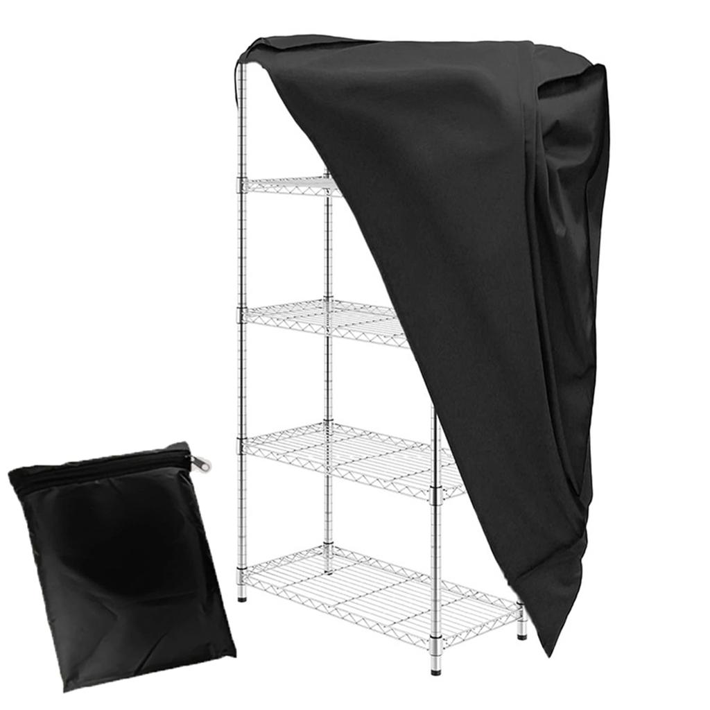 Custom Fit Shelf Protectors 36x18x72in Water Proof Dust Cover Outdoor Indoor Storage Solution Oxford Cloth Shelf Cover