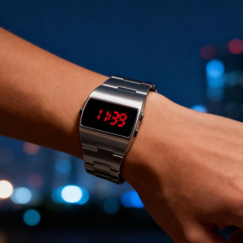 New Luxury Heavy Watch Men Led Digital Watches Full Black Electronic Wristwatches Men Sport Watches Reloj Hombre Montre Homme
