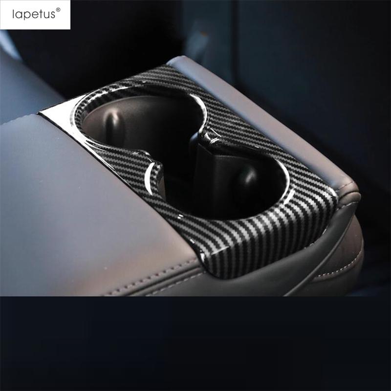 Steering Wheel / Window Lift / Rear Water Cup Panel / Central Storage Box Strip Cover Trim Accessories For Tesla Model 3 2024