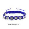 24TE Hand Woven Rosary Bracelet Adjustable Wristband Chain Prayer Blessing Bracelets Holy Father Catholic Jewelry for Men Women