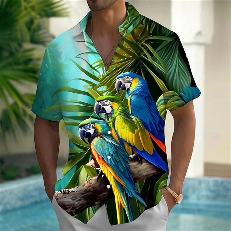 3d Print Shirt Men Women Fashion Shirts 2026 Short Sleeve Hawaiian Shirts Blouse Y2K Men's Clothing