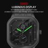 Luxury Men Clock Luminous Calendar Week Man Wristwatch Sports Stainless Steel Quartz Men's Watches