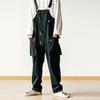 Herren Jumpsuit Mehrere Taschen Einfarbige Tasche Locker Bequem Verkleidung Übergroß Vintage
