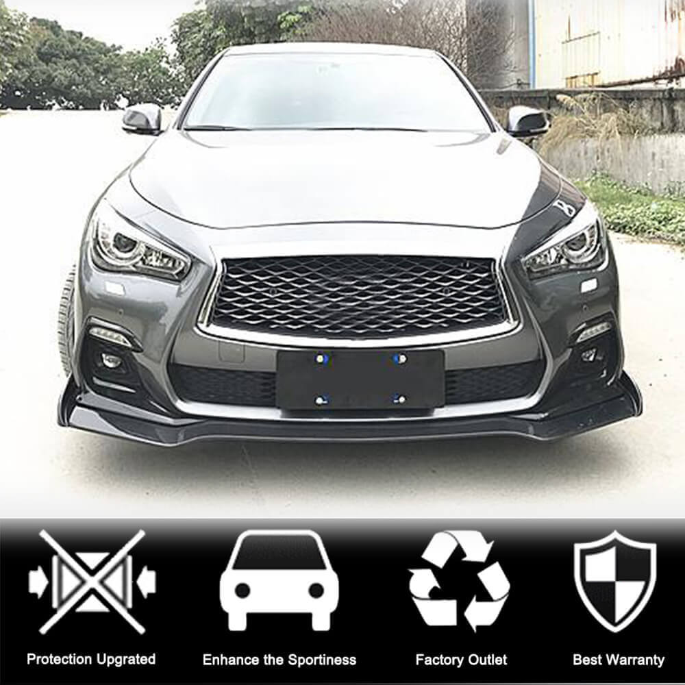 Накладки на противотуманки (для Q50 Sport 2018-2022, Карбон) для Infiniti Q50/Q60
