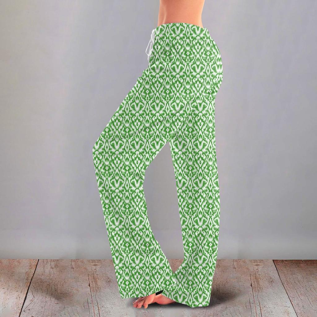 Women's Cute Floral Print Drawstring Pants Casual Pajama Pants