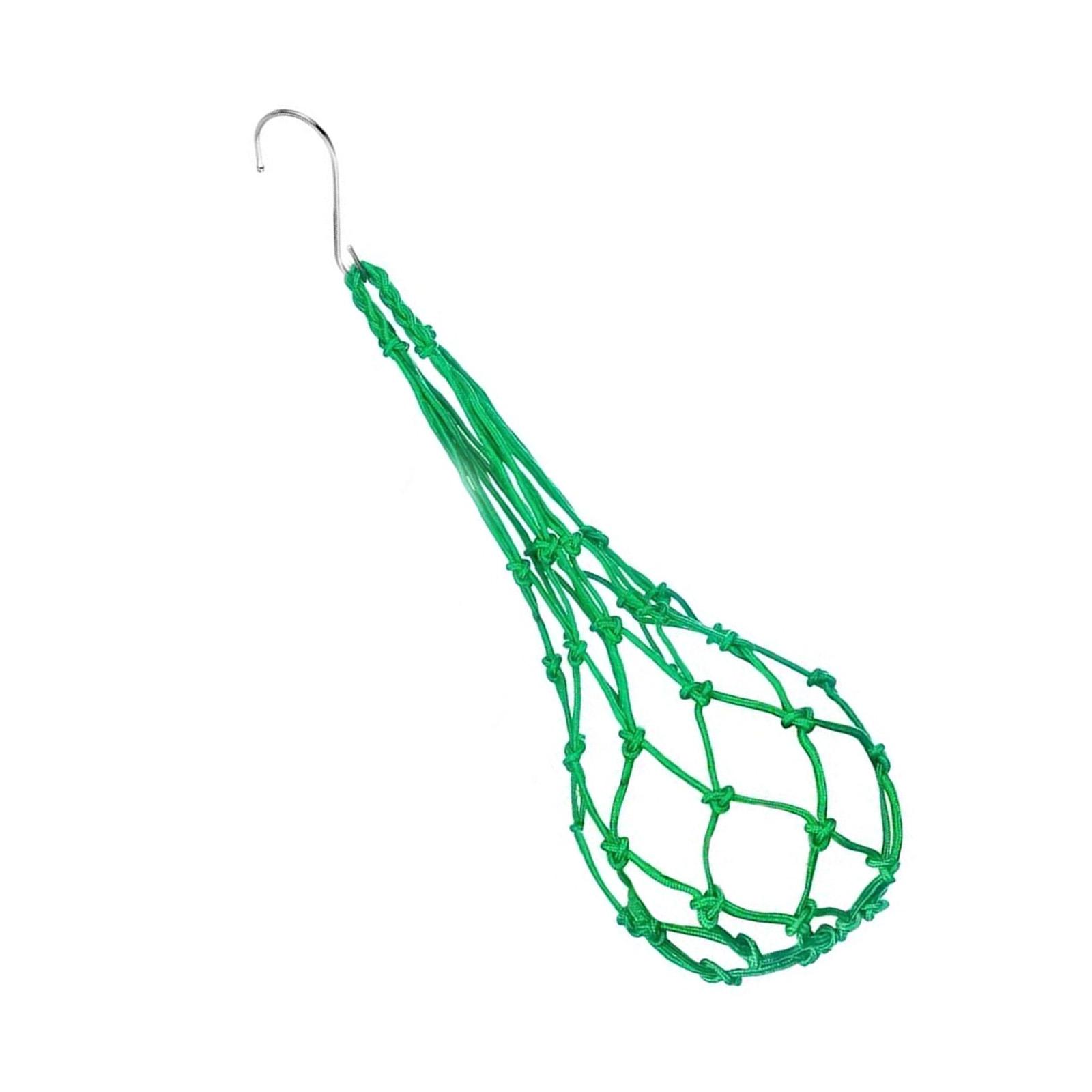 

Подвесная сетчатая кормушка для птицы Автоматическая сетчатая сумка-кормушка для кур, гусей и уток Сетчатая сумка Кормушка для овощей зелёный