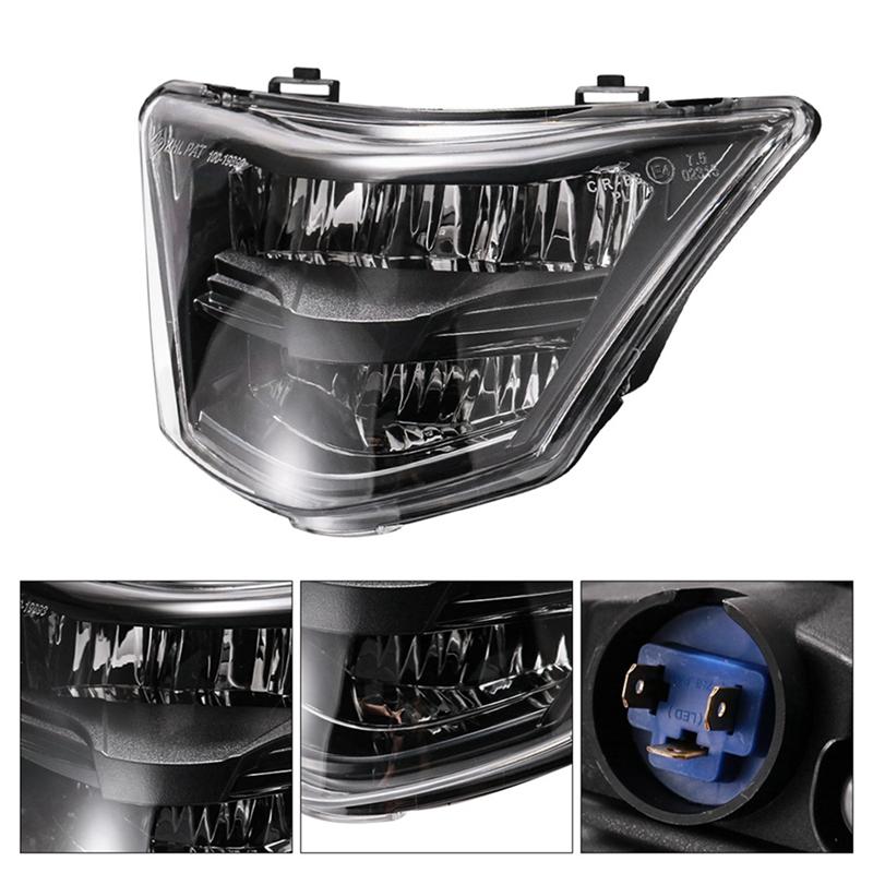 Motorcycle Headlight Fairing Fender For LC135 V1 135GP Head Light LED 12V 35W Spoiler Mask Lens Cover Dirt Bikes Durable