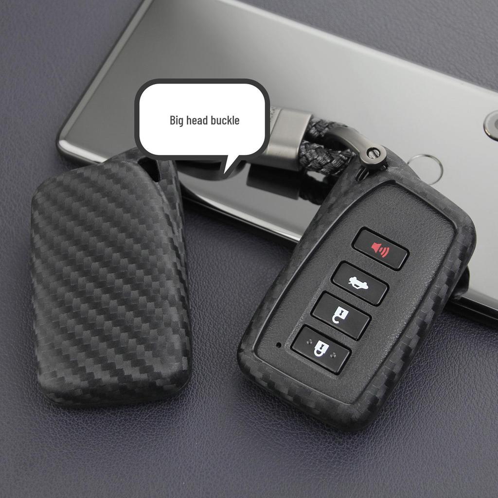 Lexus Smart Series Carbon Fiber Silicone Remote Key Cover